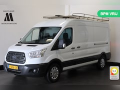 Ford Transit - 2.0 TDCI 130PK L3H2 2x schuifdeur EURO 6 - Airco - Navi - Cruise - €13.900, - Excl