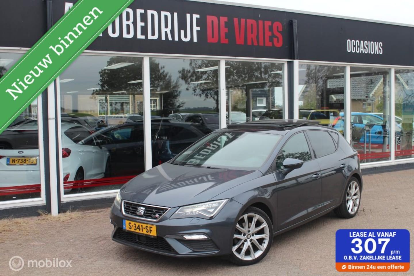 SEAT Leon - 1.5 TSI FR Full Options Pano/Leder/Virtual/ACC/Carplay - AutoWereld.nl