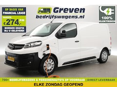 Opel Vivaro-e - L2H1 75 kWh | SOH 90% | Snelladen | Airco | Cruise | 3-Zits | Carplay | Navi | Parkeersens