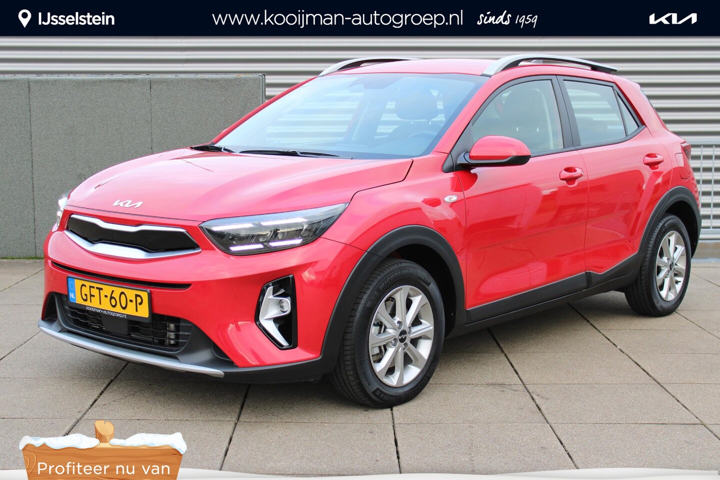 Kia Stonic - 1.0 T-GDi MHEV DynamicLine Navigatie / Camera / Dakrails - AutoWereld.nl