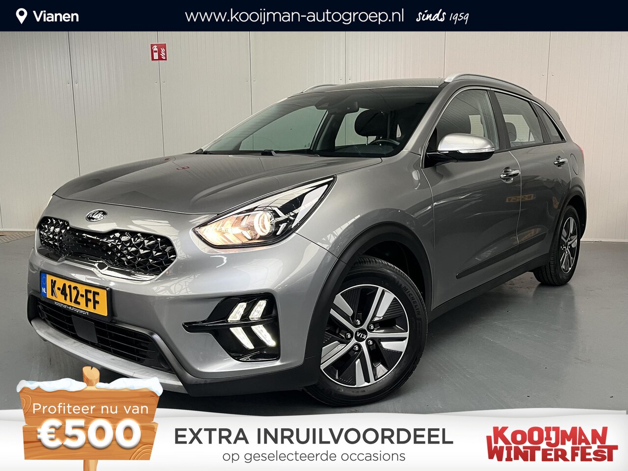 Kia Niro - 1.6 GDi Hybrid DynamicLine met Trekhaak, Cruisecontrol, Achteruitrij Camera, Apple Carplay - AutoWereld.nl