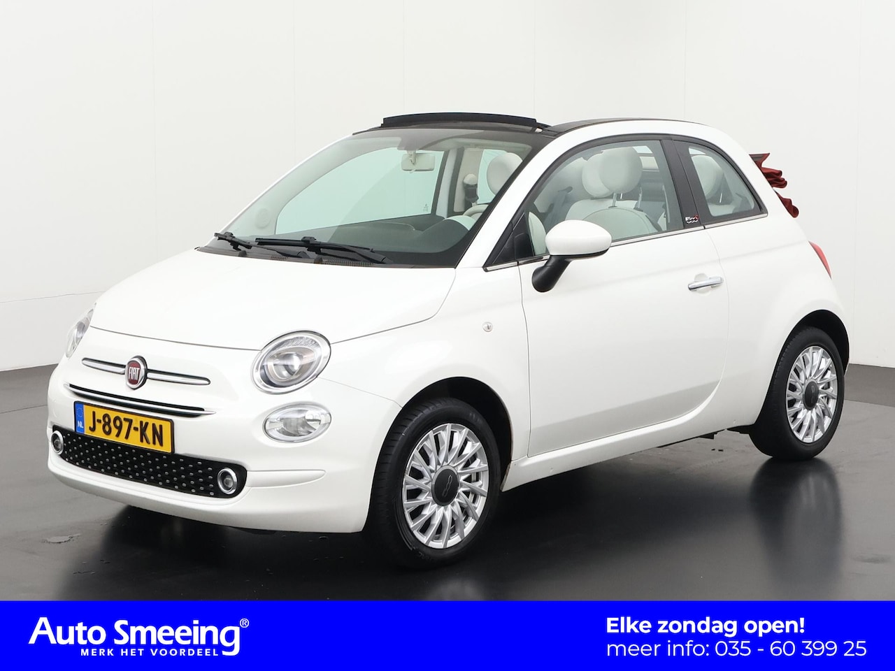Fiat 500 C - 1.2 Lounge | Navigatie | Lichtmetalen Velgen | Zondag Open! - AutoWereld.nl