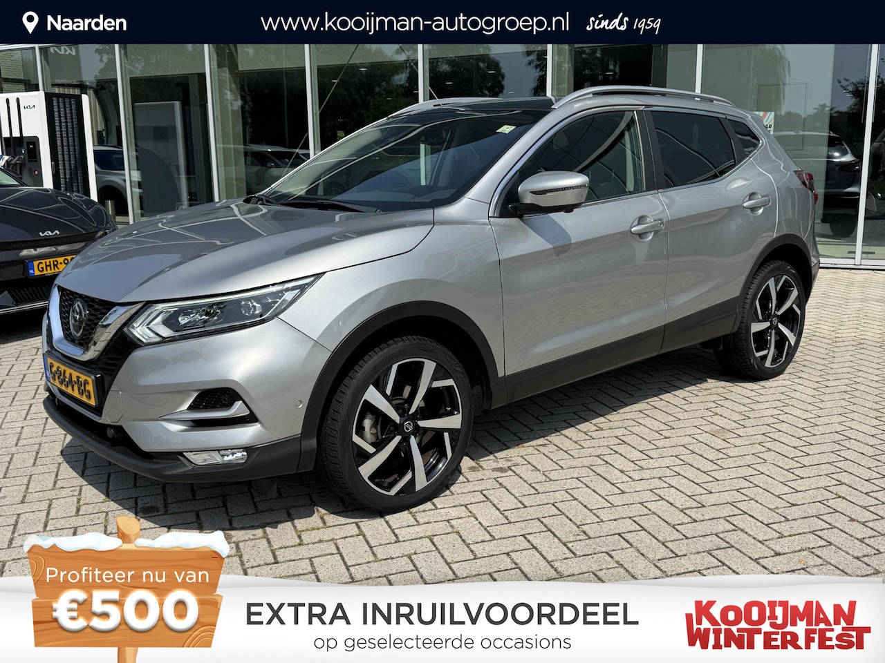 Nissan Qashqai - 1.2 Tekna Nav|Camera|Lmv|Stoelverwarming|panorama dak|verwarmde voorruit| - AutoWereld.nl
