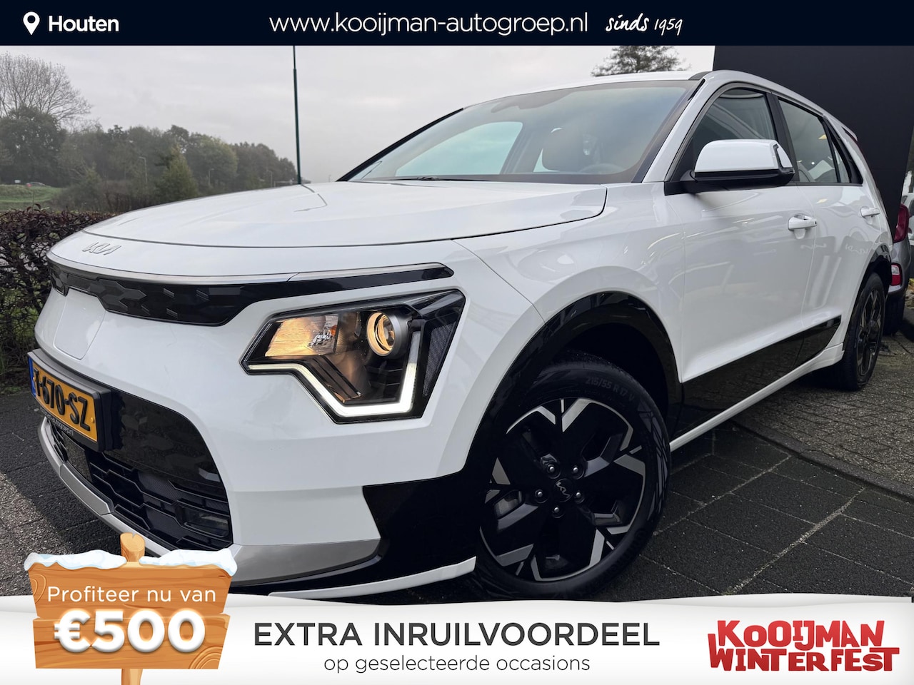 Kia Niro EV - Edition Half-leder, BTW-auto, Navigatie, Keyless entry, Apple Carplay/Android-auto, Half l - AutoWereld.nl