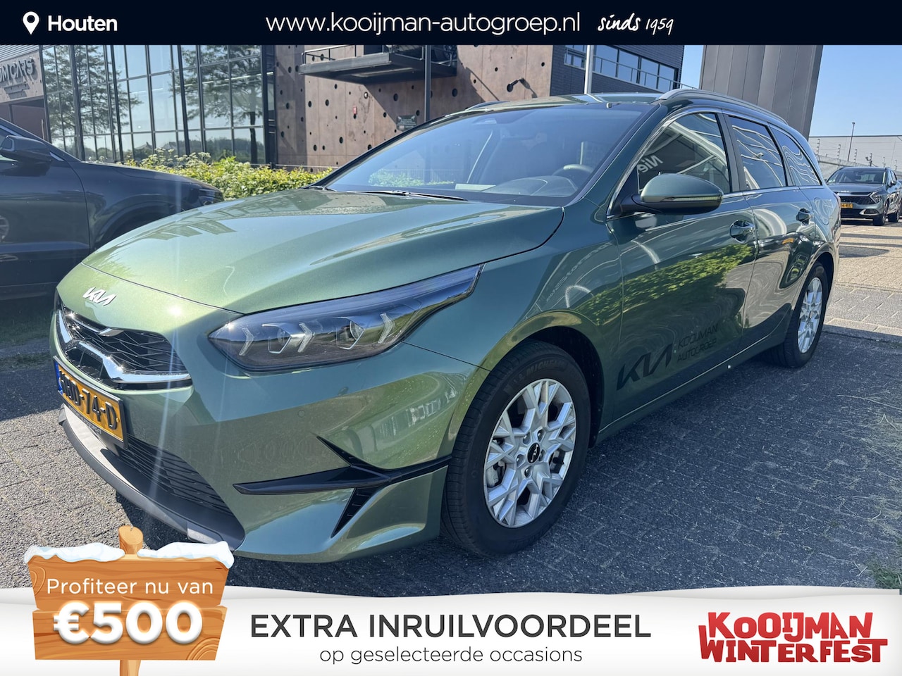 Kia Cee'd Sportswagon - Ceed 1.5 T-GDi DynamicPlusLine , Unieke Kleur, Dodehoeksensor, Digitale Tellers, Camera Ac - AutoWereld.nl