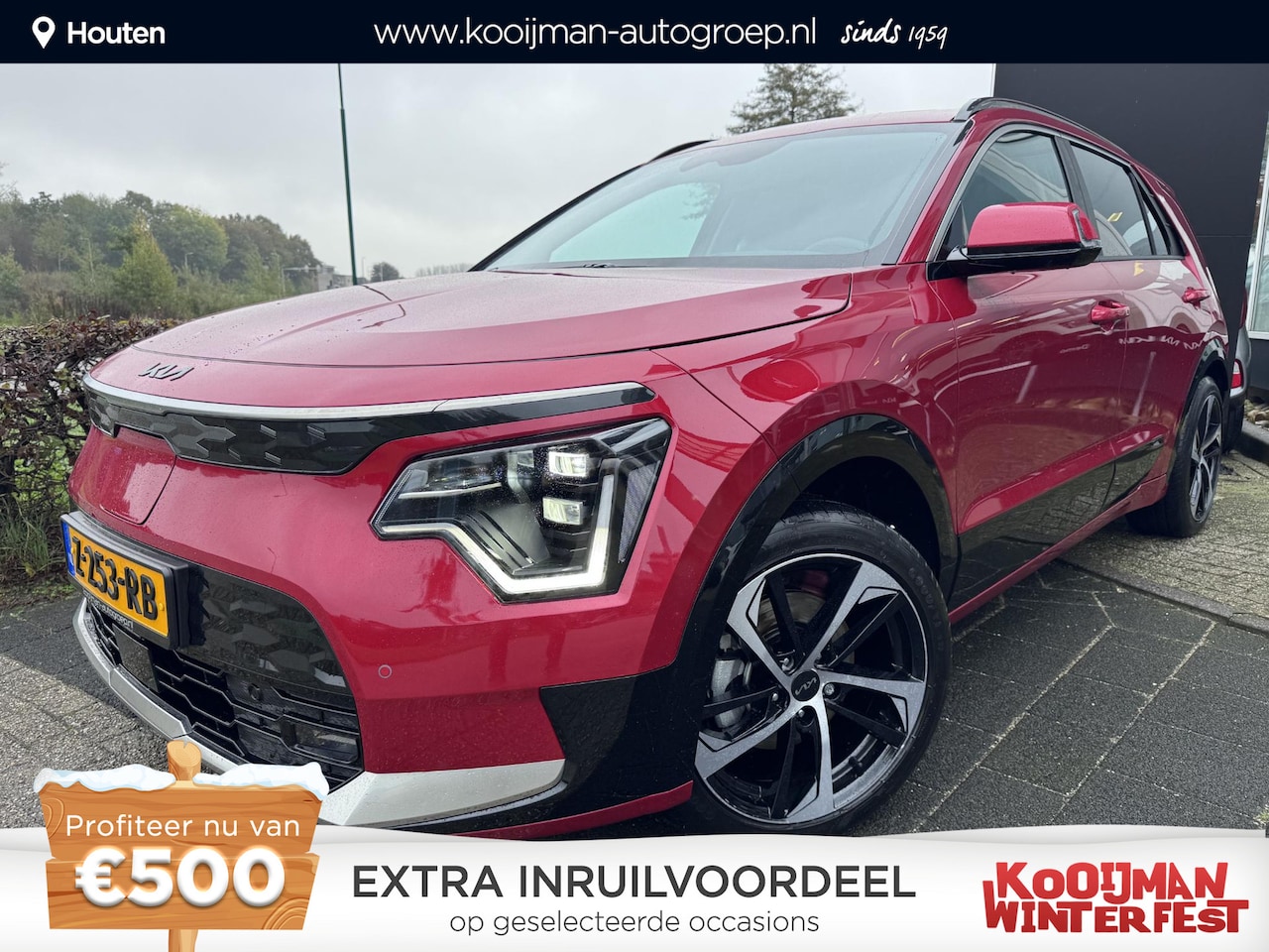 Kia Niro EV - DynamicPlusLine 64.8 kWh Unieke velgen, Zwarte logo's, Eerste Eigenaar, Schuif/Kanteldak , - AutoWereld.nl