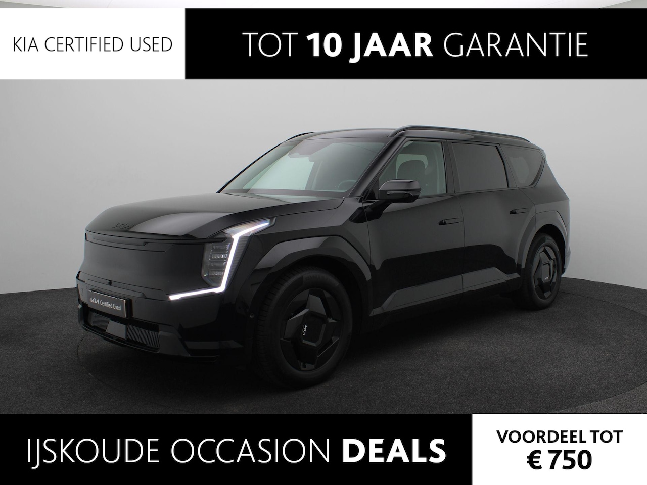 Kia EV9 - Launch Edition 99.8 kWh | Afneemb. Trekhaak | Black Edition | Warmtepomp | Stoelverwarming - AutoWereld.nl