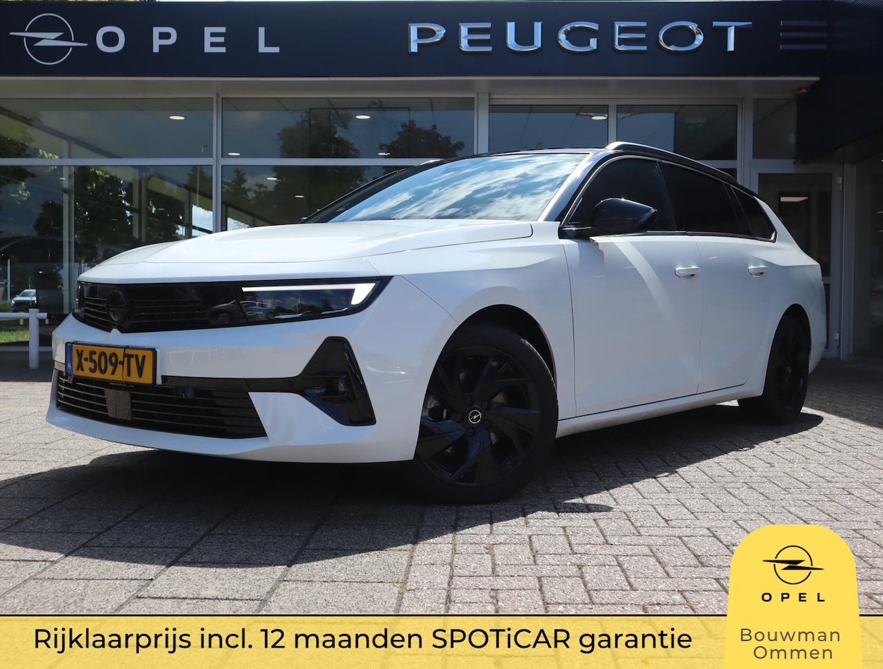 Opel Astra Sports Tourer - GS - Level 4 1.2 Turbo 130pk, Rijklaarprijs, Navigatie 360° Camera Adaptieve Cruise - AutoWereld.nl