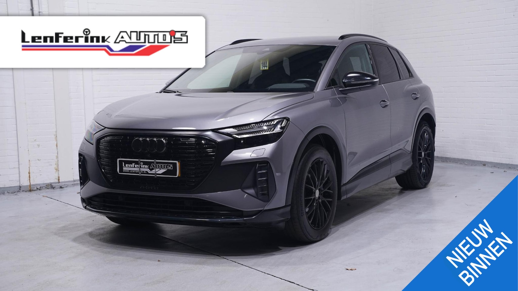 Audi Q4 e-tron - 40 Launch edition Advanced 77 kWh Lederen sportstoelen Matrix Black Pack Apple Carplay Sto - AutoWereld.nl