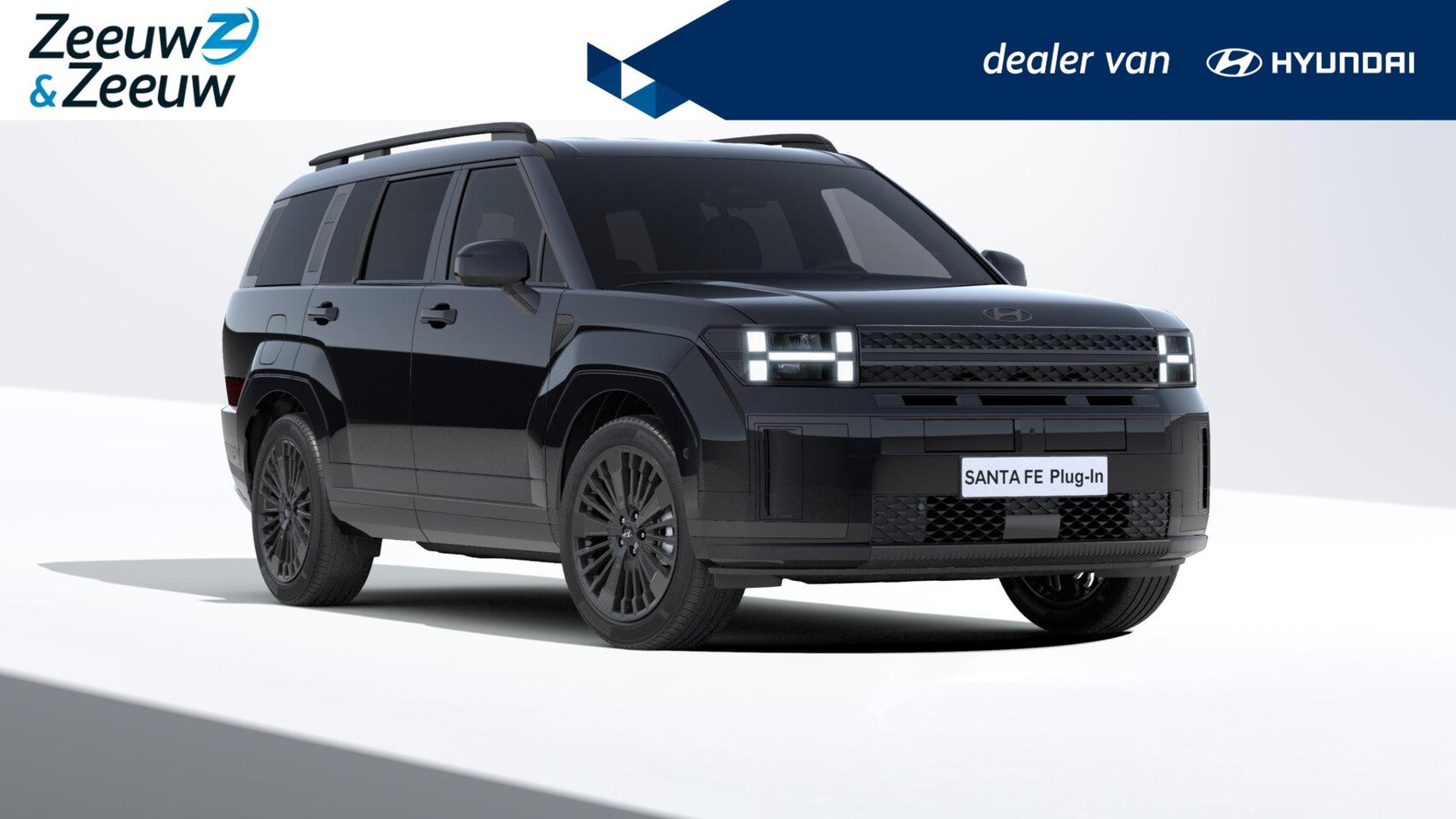 Hyundai Santa Fe - 1.6 T-GDI PHEV Black Line 4WD 7p. MY25 | Direct rijden | Hoge Korting | Full Option | Vers - AutoWereld.nl