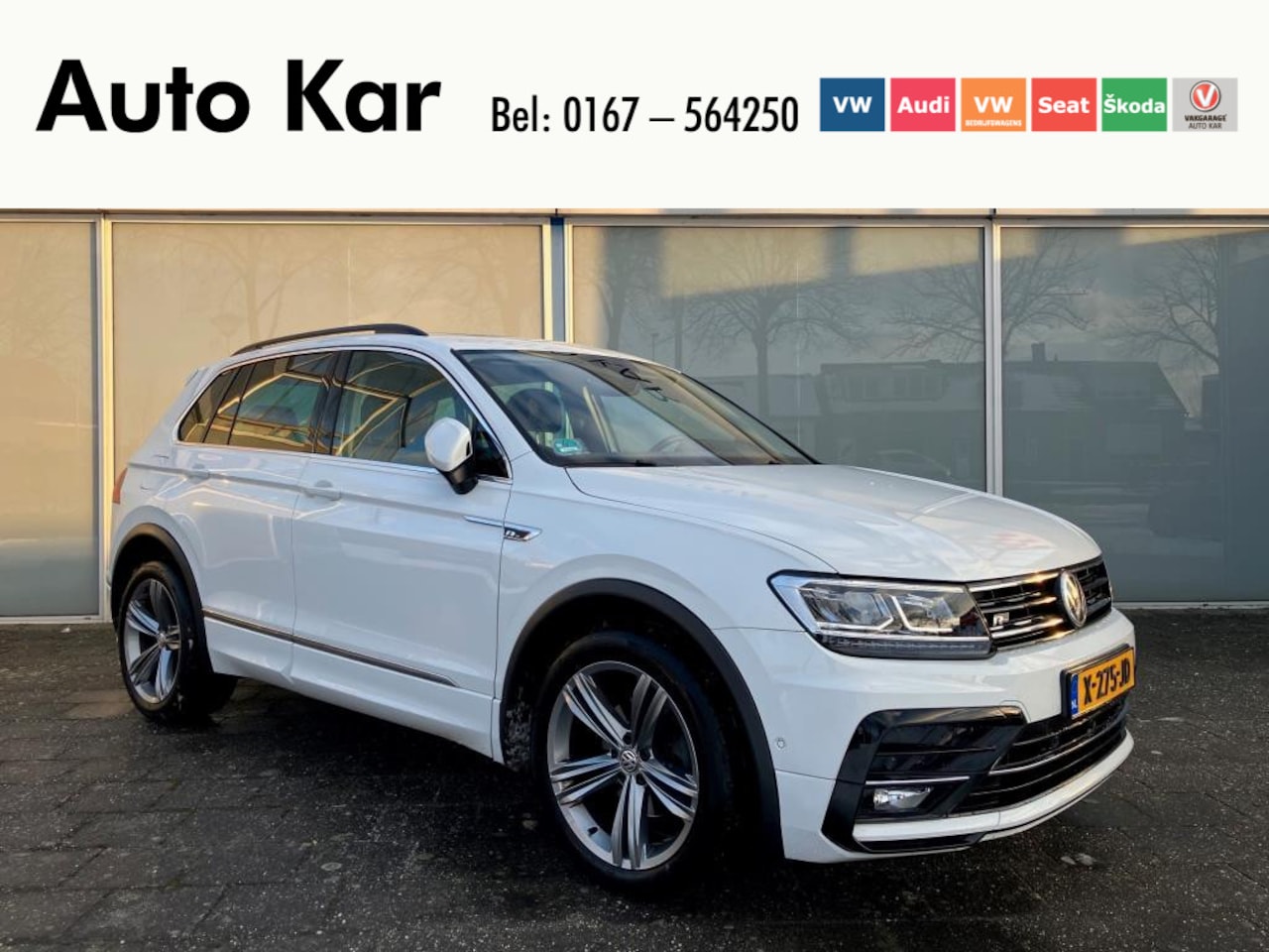 Volkswagen Tiguan - 1.4 TSI automaat 4-Motion Highline Business R Lederen interieur Trekhaak - AutoWereld.nl
