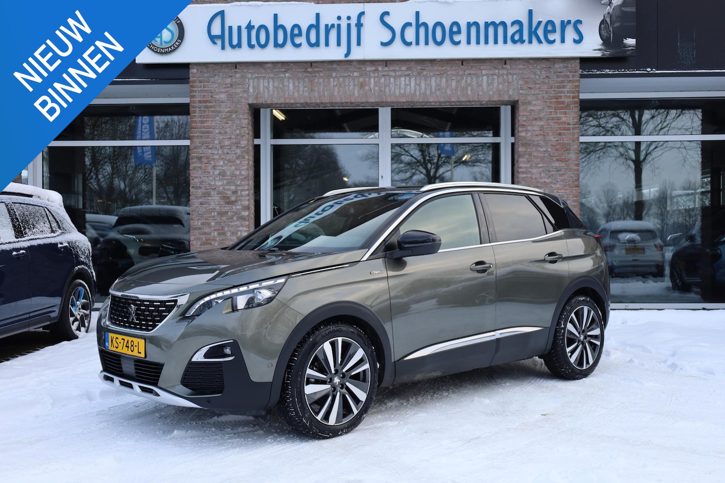 Peugeot 3008 - 1.2 PureTech GT Line AFN-TREKHAAK PANO 360-CAMERA CARPLAY SFEERVERL. HALF-LEER DAB NAVI CR - AutoWereld.nl