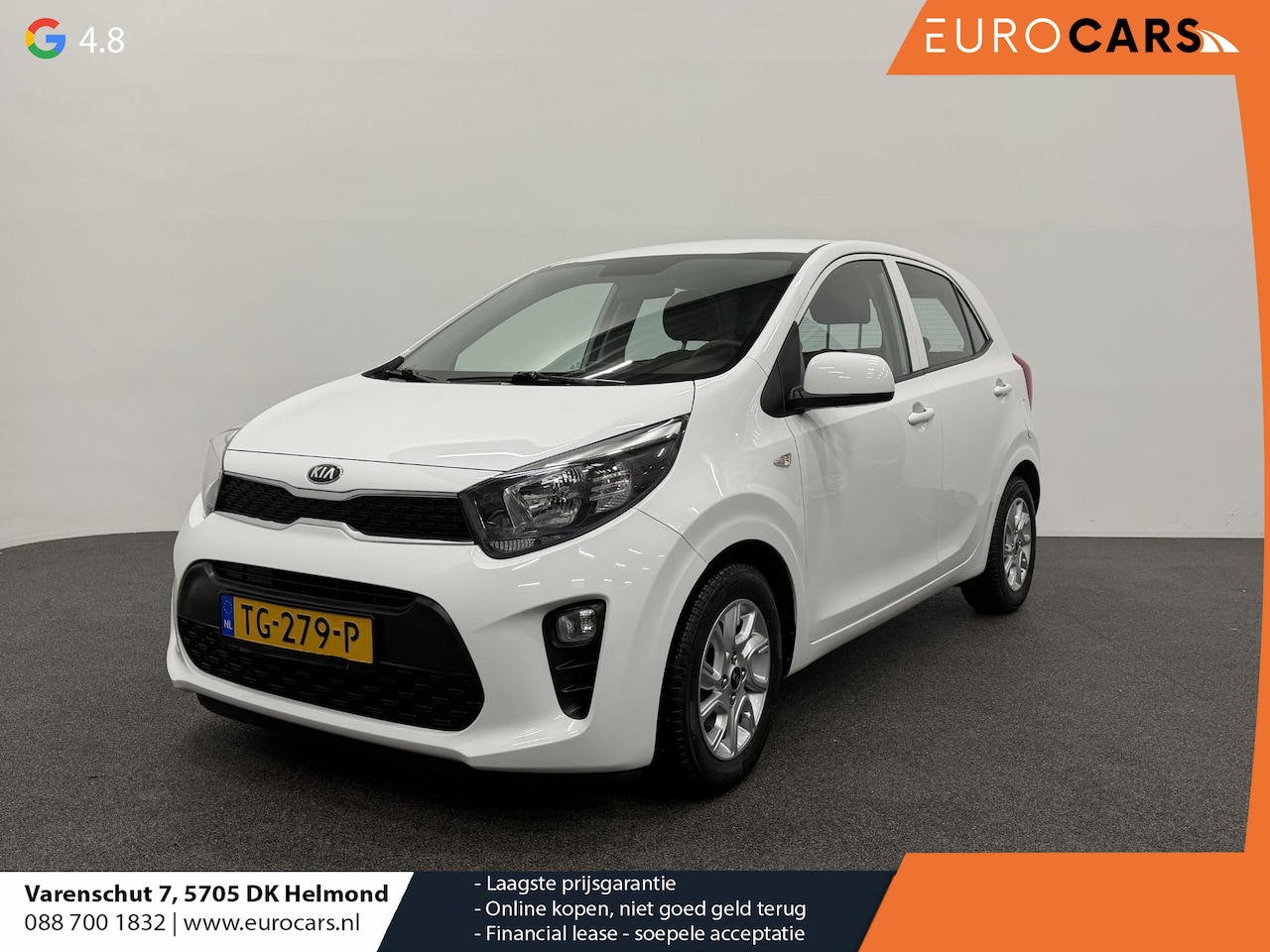 Kia Picanto - 1.0 CVVT ComfortPlusLine Navigator Navigatie Apple Carplay/Android Auto Camera Airco Licht - AutoWereld.nl