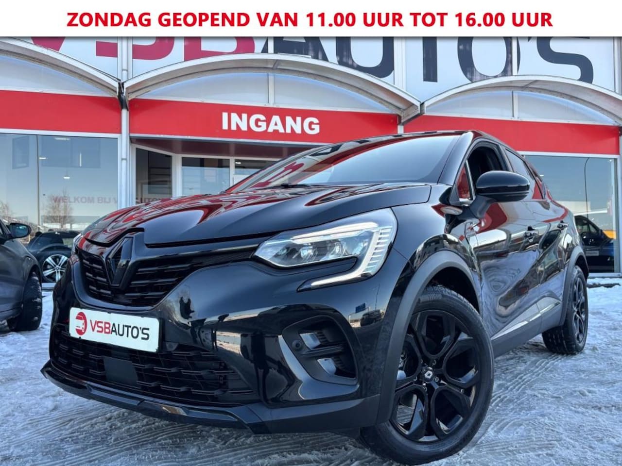 Renault Captur - 1.3 TCE 140PK AUT. BLACK-EDITION MILD-HYBRID PANO-DAK NAVI CAMERA AIRCO LMV PDC - AutoWereld.nl