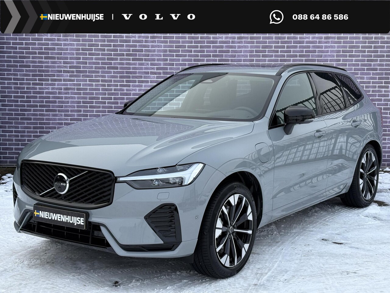 Volvo XC60 - 2.0 T6 Plug-in hybrid AWD Ultra Dark | FACELIFT !! | Trekhaak | LUCHTVERING | Harman/Kardo - AutoWereld.nl