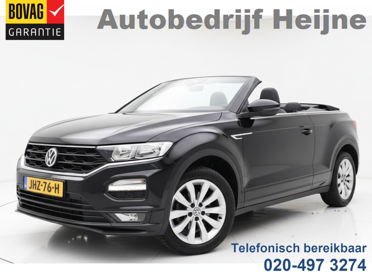 Volkswagen T-Roc Cabrio - 1.5 TSI 150PK DSG R-LINE SPORT/PDC/NAVI - AutoWereld.nl