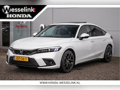 Honda Civic - 2.0 e:HEV Advance Rijklaarprijs | Schuif/-kanteldak | Navi | Leder | Ad. cruise | Stoel+st