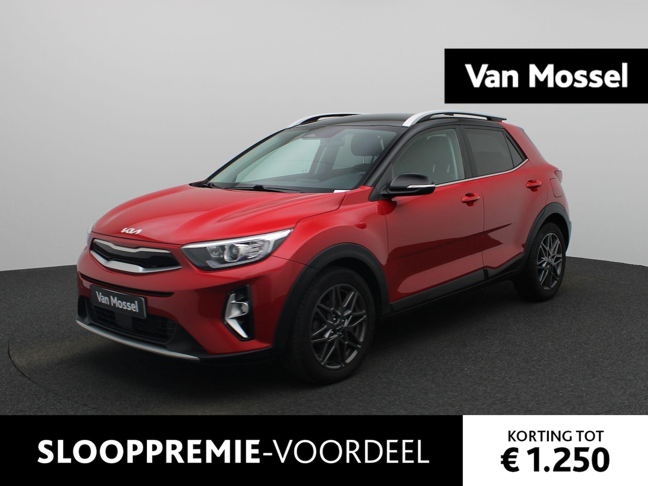 Kia Stonic - 1.0 T-GDi MHEV DynamicPlusLine | NAVIGATIE | HALF-LEDER | PARKEERSENSOREN - AutoWereld.nl