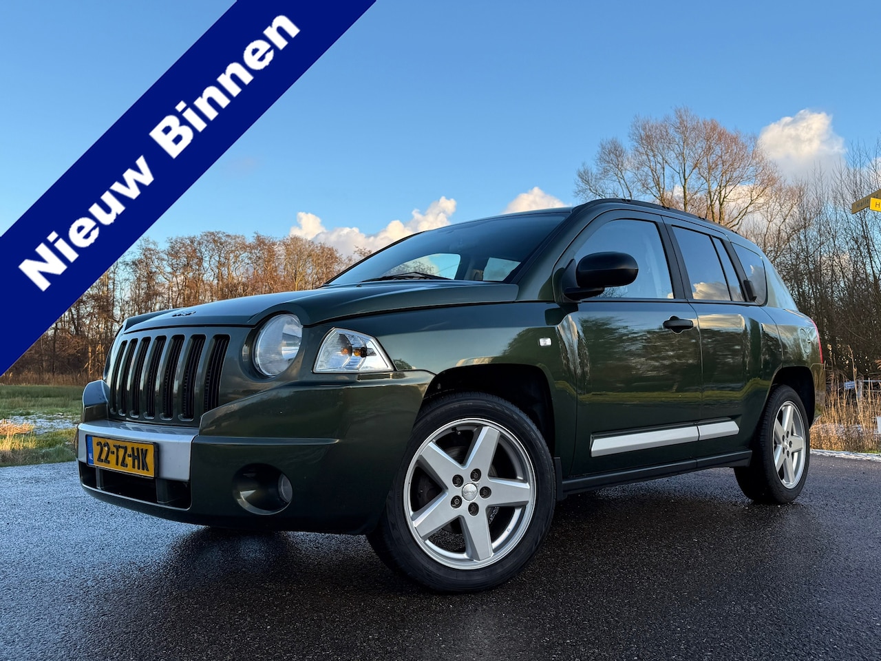 Jeep Compass - 2.4 Limited Automaat | Leder | 2e Eigenaar | Stoelverwarming | Navi | 18" Velgen | Airco | - AutoWereld.nl