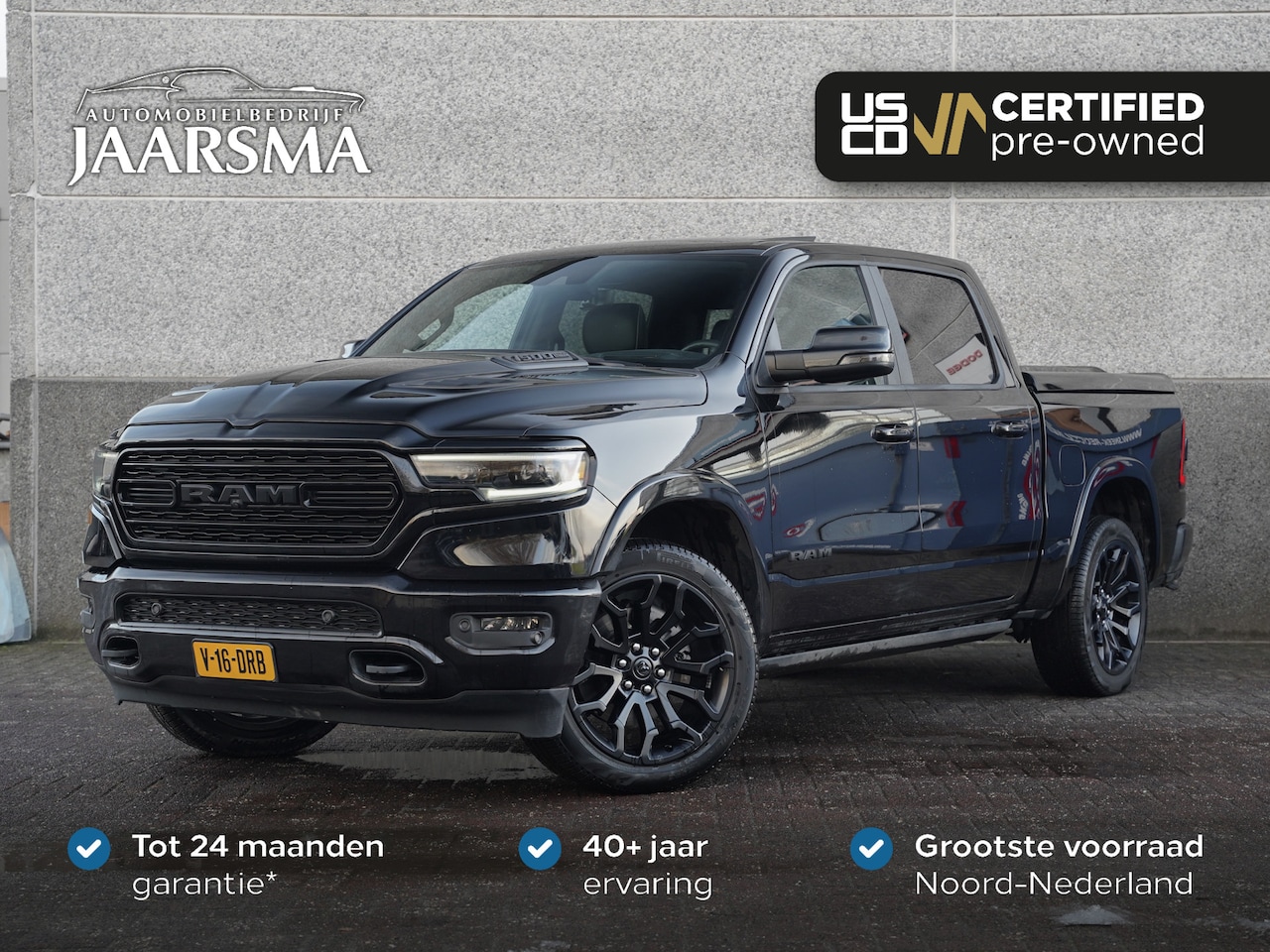 Dodge Ram 1500 - 5.7 V8 4x4 Crew Cab Limited |Adaptive Cruise Control |Luchtvering |Draadloze CarPlay / And - AutoWereld.nl