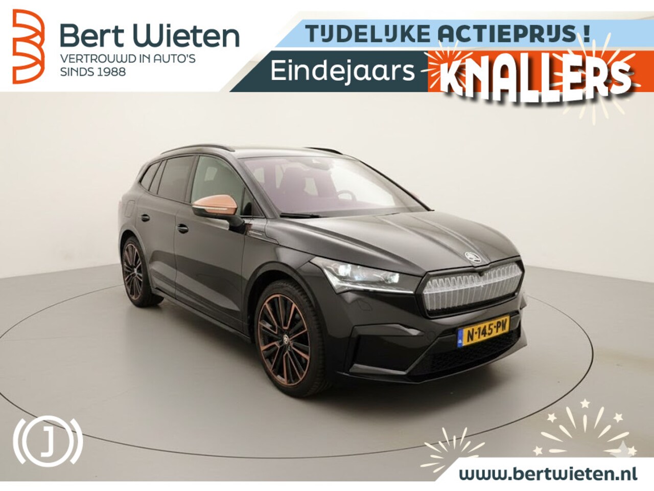 Skoda Enyaq iV - 80 iV 80 Founders Edition Black | Schuifdak | LED - AutoWereld.nl
