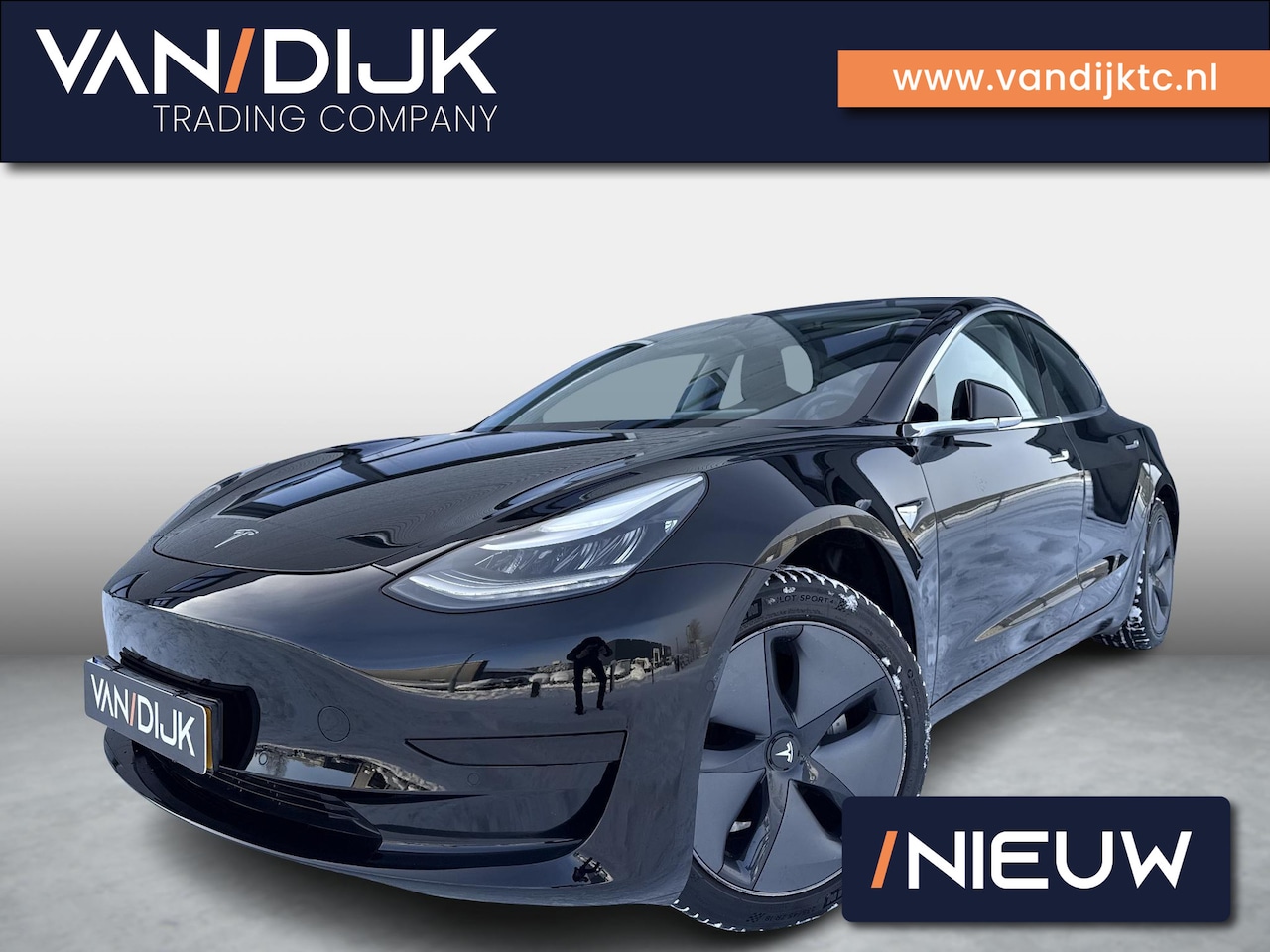Tesla Model 3 - Standard RWD Plus 60 kWh ✓SOH 89.4% ✓Full Self Driving 3 ✓Autopilot ✓Panoramadak ✓Vol Lede - AutoWereld.nl