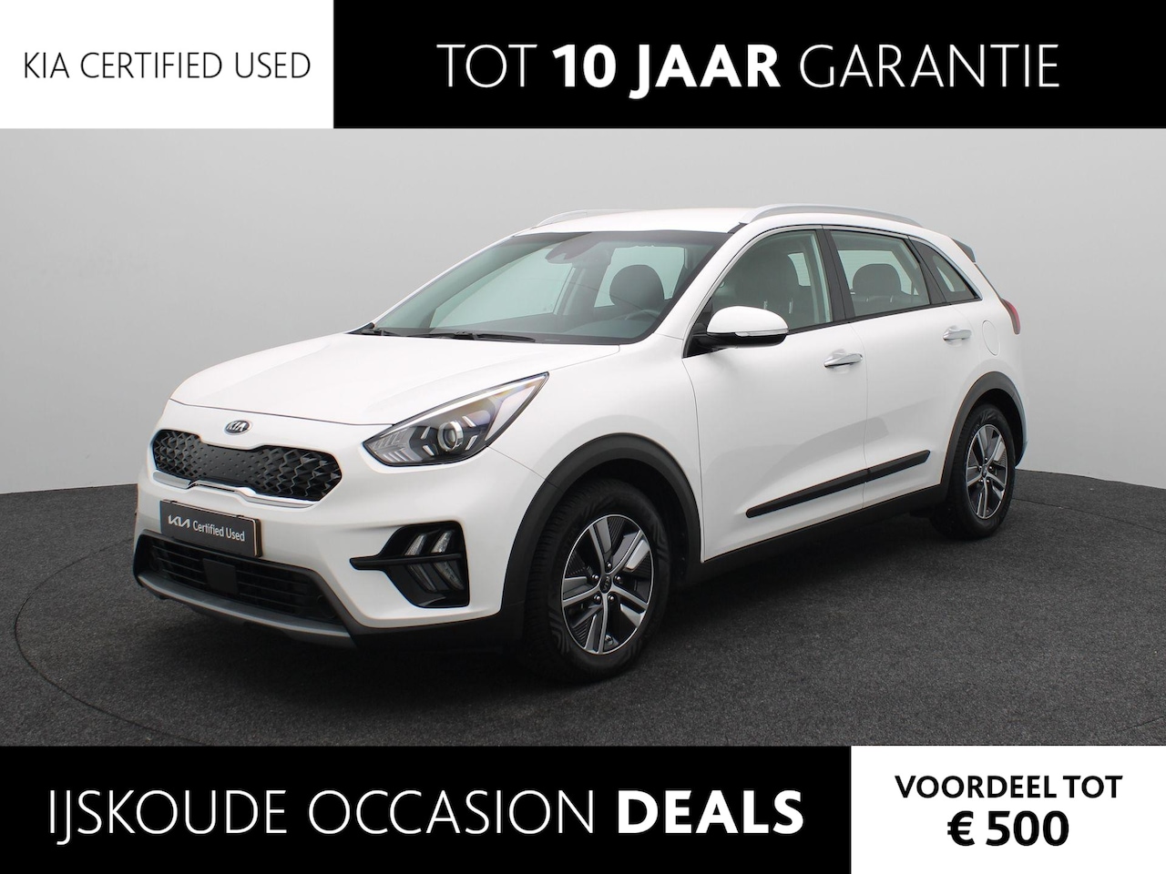 Kia Niro - 1.6 GDi Hybrid DynamicLine Trekhaak | Camera | Clima | Navi | Cruise | LM | Camera - AutoWereld.nl