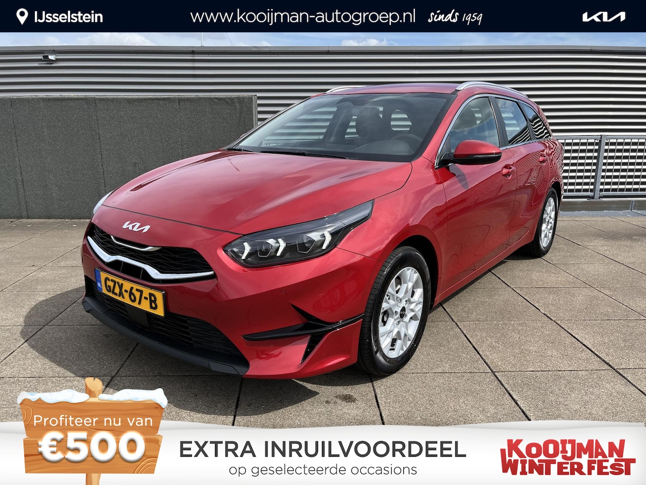 Kia Cee'd Sportswagon - Ceed 1.5 T-GDi DynamicLine 6-BAK TREKHAAK | NAVIGATIE | ACHTERUITRIJCAMERA - AutoWereld.nl