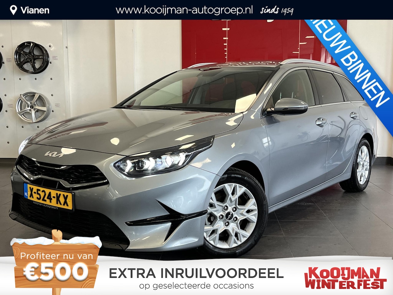 Kia Cee'd Sportswagon - Ceed 1.0 T-GDi DynamicPlusLine Klimaat Controle, Dodehoekdetectie, Cruise Control, Stuur e - AutoWereld.nl