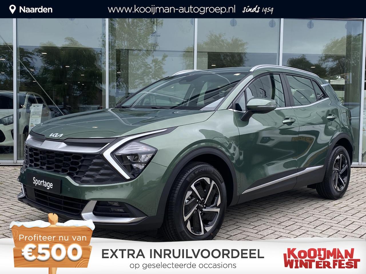 Kia Sportage - 1.6 T-GDi HEV DynamicLine DEMO VOORDEEL!!  Bel ons voor een scherpe offerte!! - AutoWereld.nl