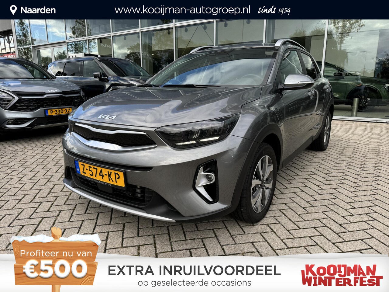 Kia Stonic - 1.0 T-GDi MHEV DynamicPlusLine | cruise control | apple carplay/android auto | achteruitri - AutoWereld.nl