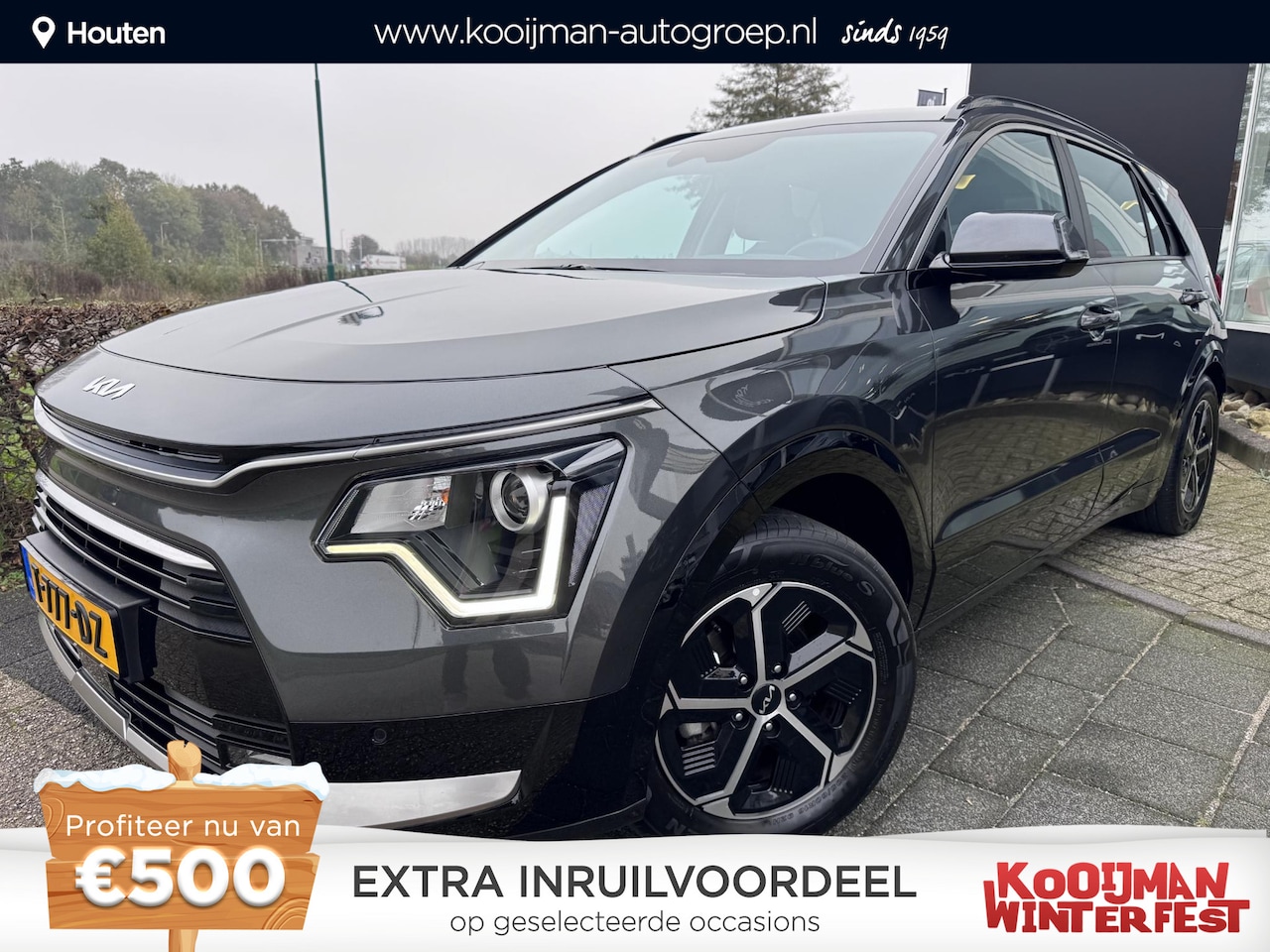 Kia Niro - 1.6 GDi Hybrid DynamicLine 1.6 GDi Hybrid DynamicLine , Trekhaak, Keyless Start/Entry, Navigatie, Sensoren, Camera, E - AutoWereld.nl