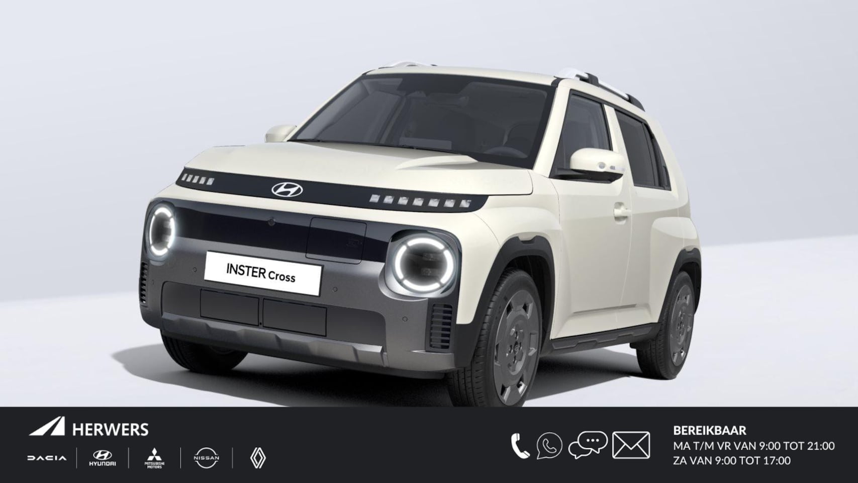 Hyundai Inster Cross - Cross Sky Plus 49 kWh / €3000,- inruilvoordeel / Schuif-kantel dak / Navigatie / Apple & A - AutoWereld.nl