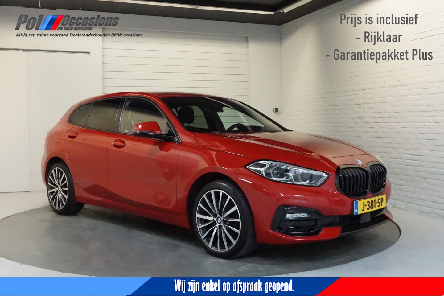 BMW 1-serie - 118i SPORTLINE | Apple Carplay | Half Leder | 1e eigenaar - AutoWereld.nl