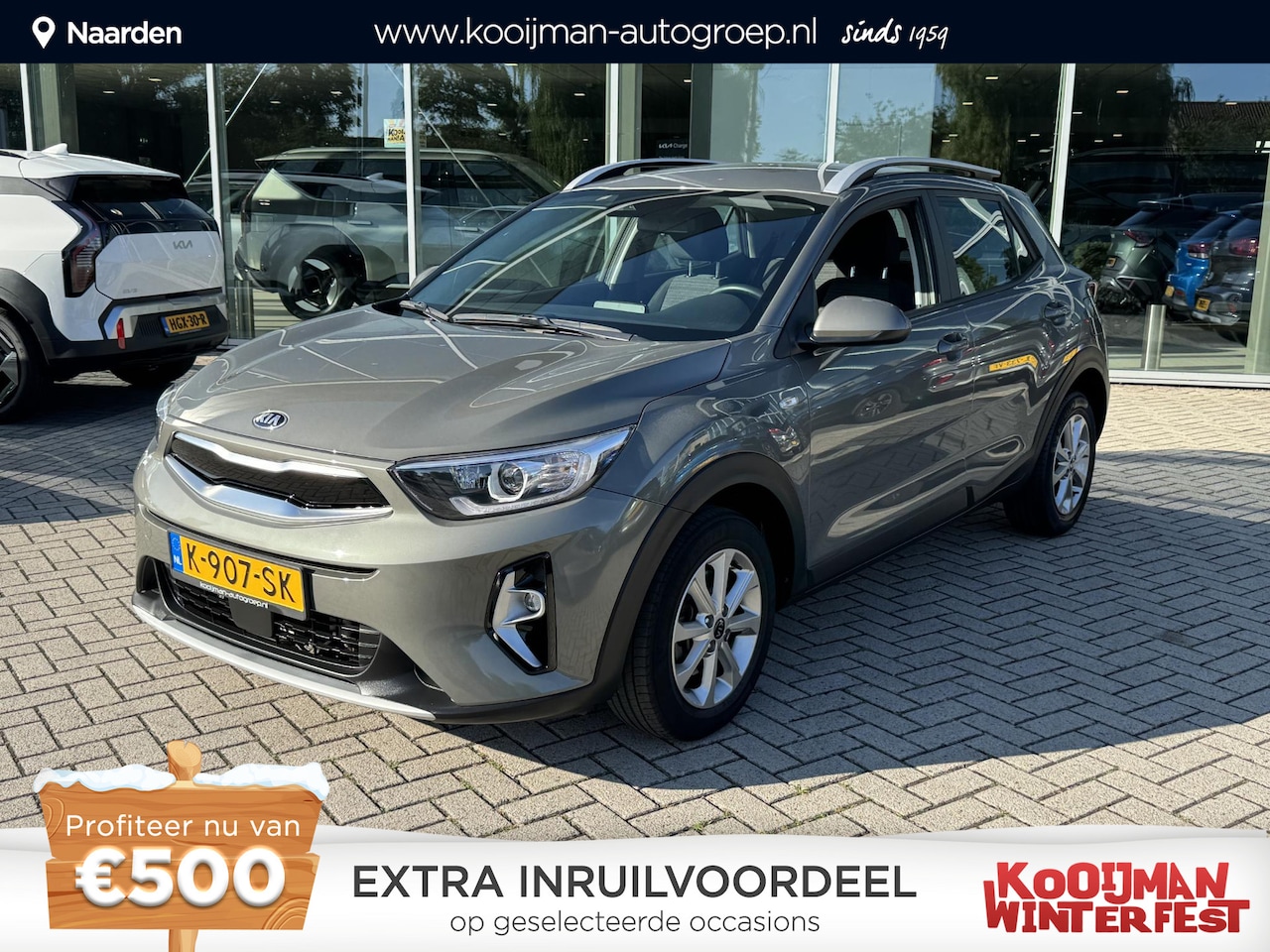 Kia Stonic - 1.0 T-GDi MHEV DynamicLine Nav|Camera|Lmv| Dealer onderhouden!! 1e Eigenaar!! - AutoWereld.nl