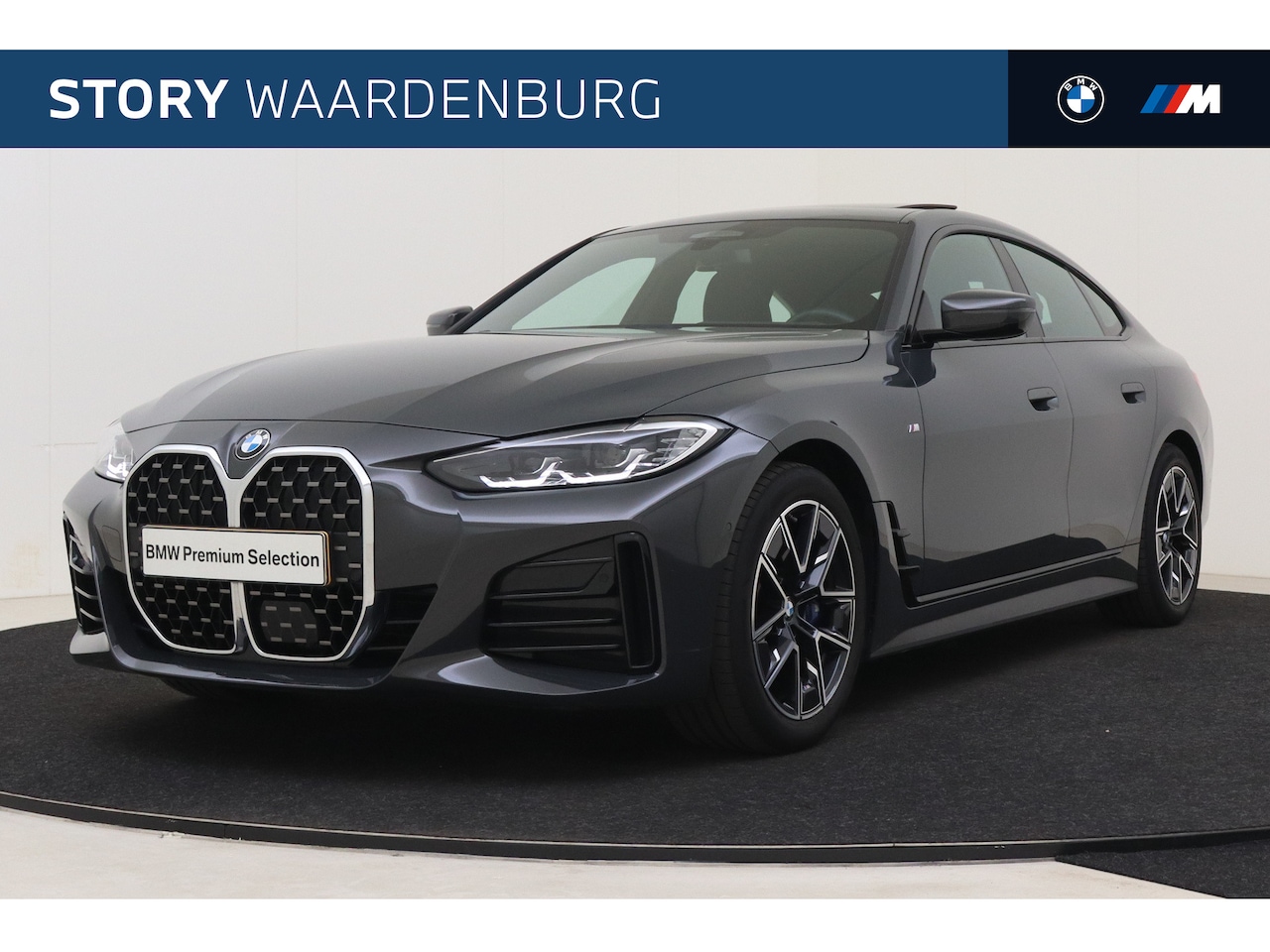 BMW 4-serie Gran Coupé - 430i High Executive M Sport Automaat / Schuif-kanteldak / Stoelverwarming / Sportonderstel - AutoWereld.nl