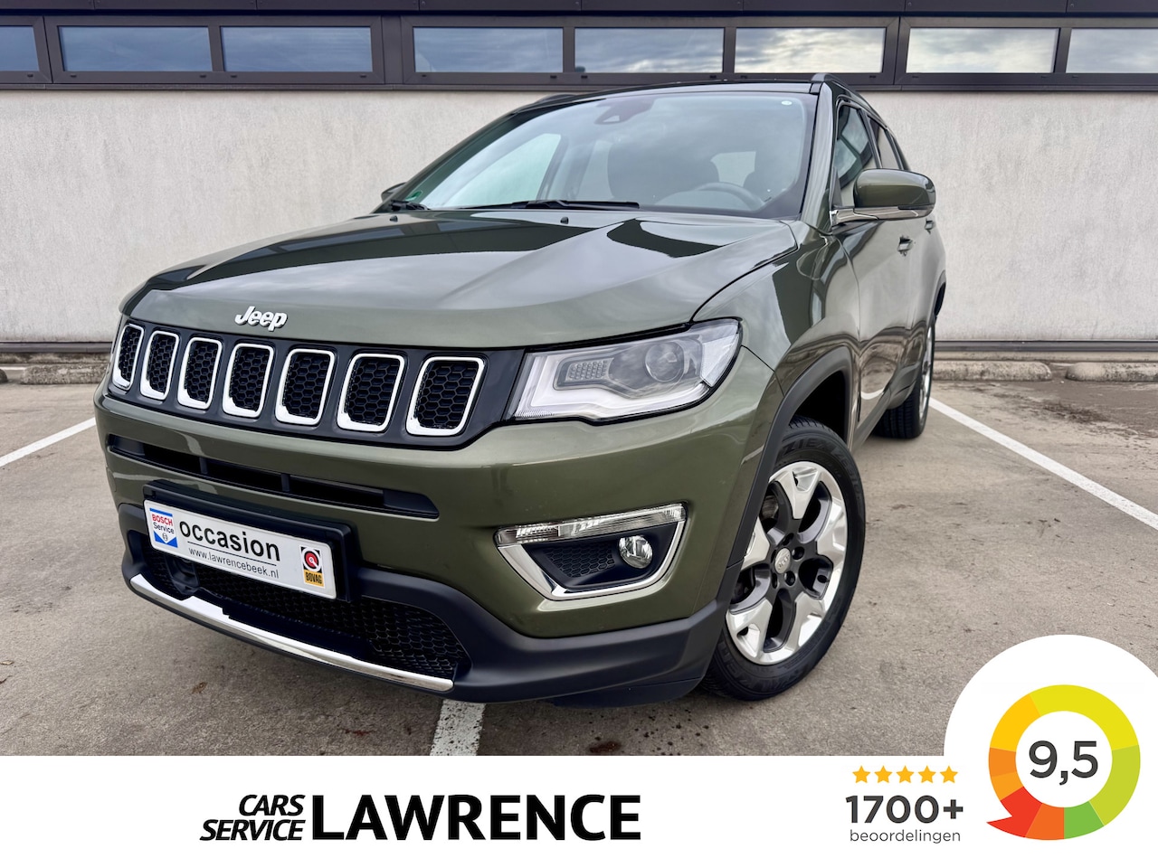 Jeep Compass - 1.4 MultiAir Limited 4x4 170 PK | Bi-Xenon | DAB+ | Trekh. Afn. | To-Tone | Winterset 18" - AutoWereld.nl