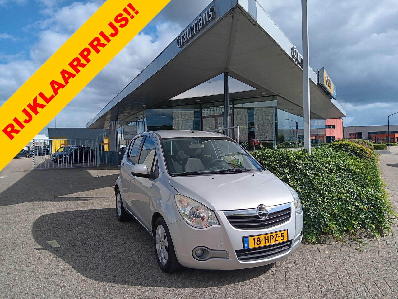 Opel Agila - 1.2 Enjoy AUTOMAAT, AIRCO, NAVI, MISTLAMPEN, LMV, incl. 12 MND BOVAGGARANTIE - AutoWereld.nl