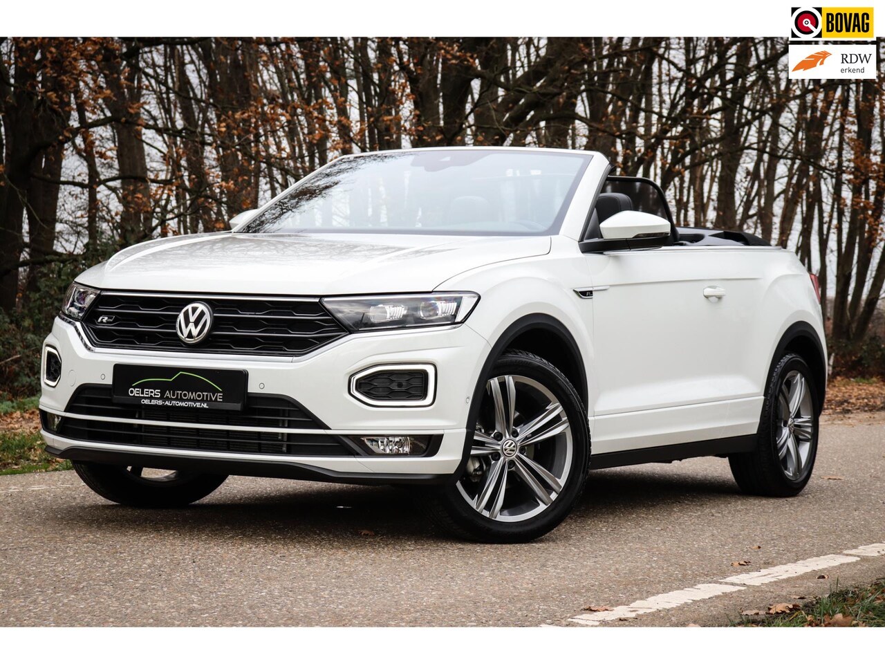 Volkswagen T-Roc Cabrio - 1.5 TSI R-Line | CarPlay | DAB | 9481km! | H.leder | Clima | Navi | PDC met camera | Nieuw - AutoWereld.nl