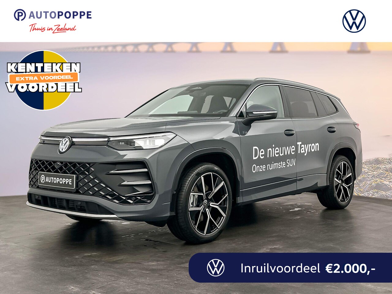 Volkswagen Tayron - R-Line-Edition 1.5 110 kW / 150 pk eTSI SUV 7 zitp / 7-Persoons - AutoWereld.nl