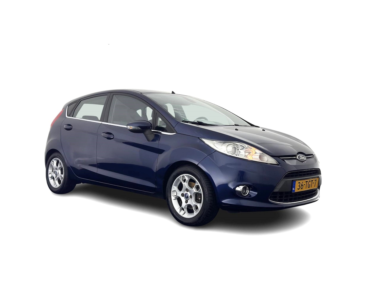 Ford Fiesta - 1.6 TDCi ECOnetic Titanium *LEATHER-FABRIC | HEATED-COMFORTSEATS | ECC | PDC | CRUISE | 14 - AutoWereld.nl