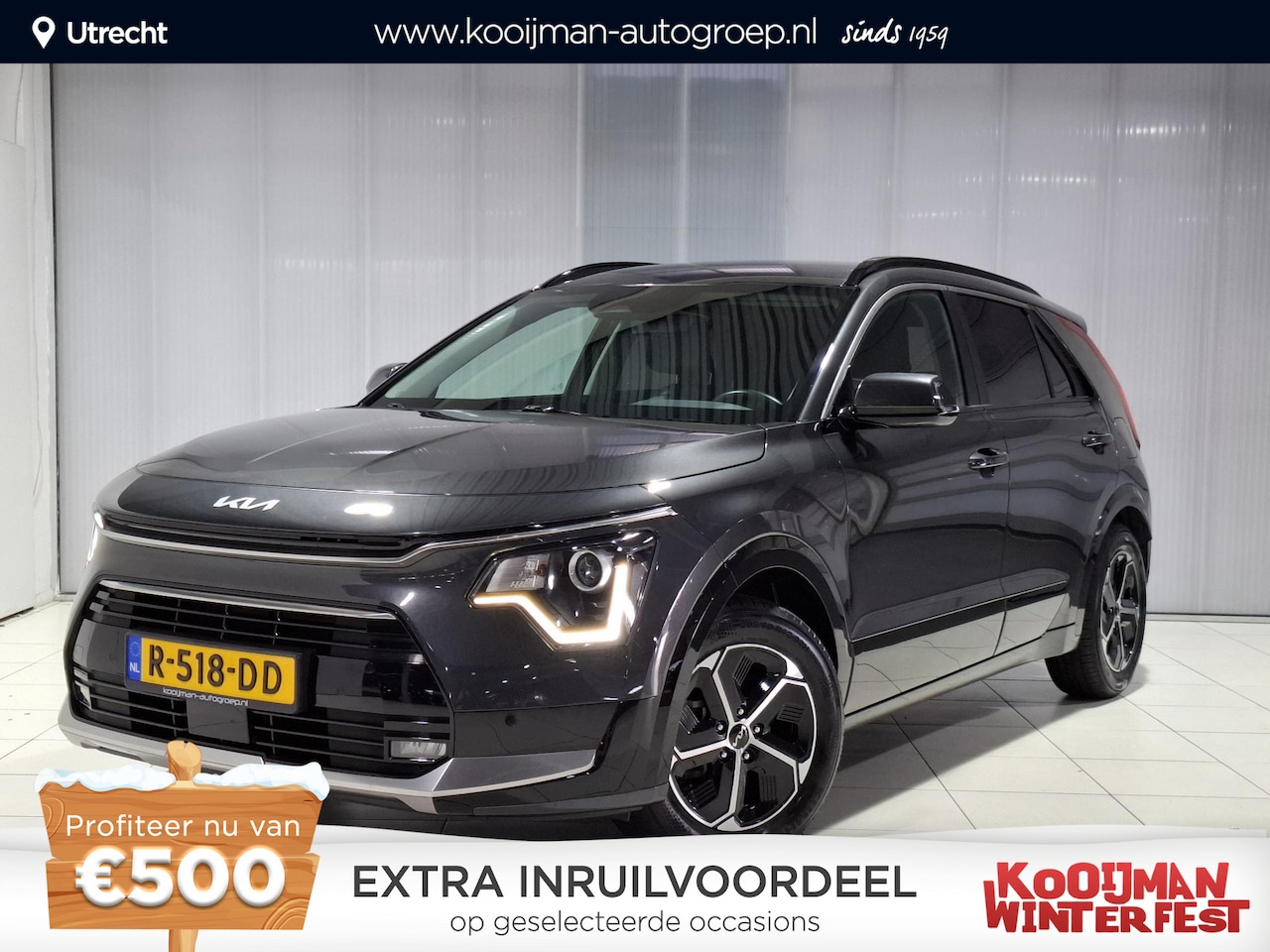 Kia Niro - 1.6 GDi Hybrid DynamicLine Apple Carplay/Android Auto, Navigatie, Camera - AutoWereld.nl