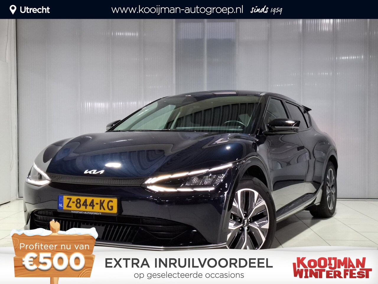 Kia EV6 - Plus 77.4 kWh Btw auto, NL auto, Apple Carplay/Android Auto, Navigatie, Stoel en stuur ver - AutoWereld.nl