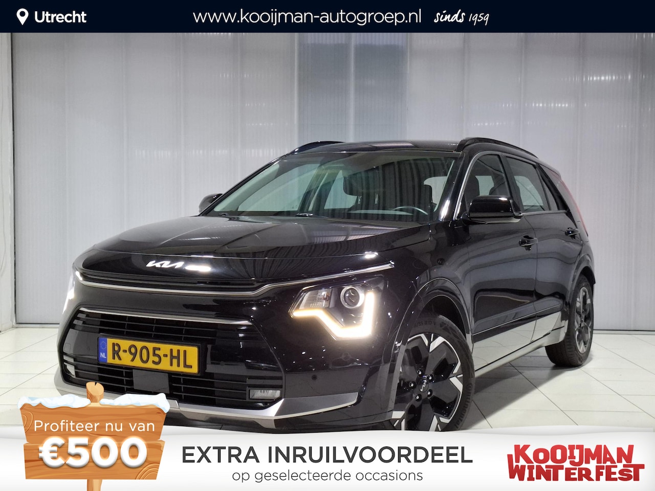 Kia Niro - 1.6 GDi Hybrid DynamicLine Trekhaak, LM velgen, dealer onderhouden, 10 jaar garantie* ! - AutoWereld.nl