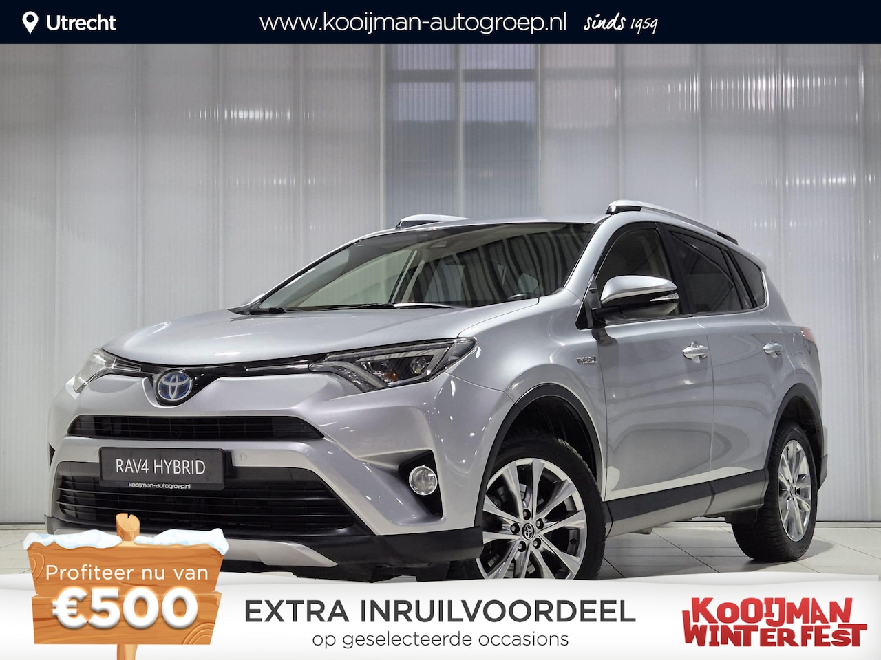 Toyota RAV4 - 2.5 Hybrid AWD Executive Premium lederen bekleding, memory, Stoelverwarming, Parkeersensor - AutoWereld.nl
