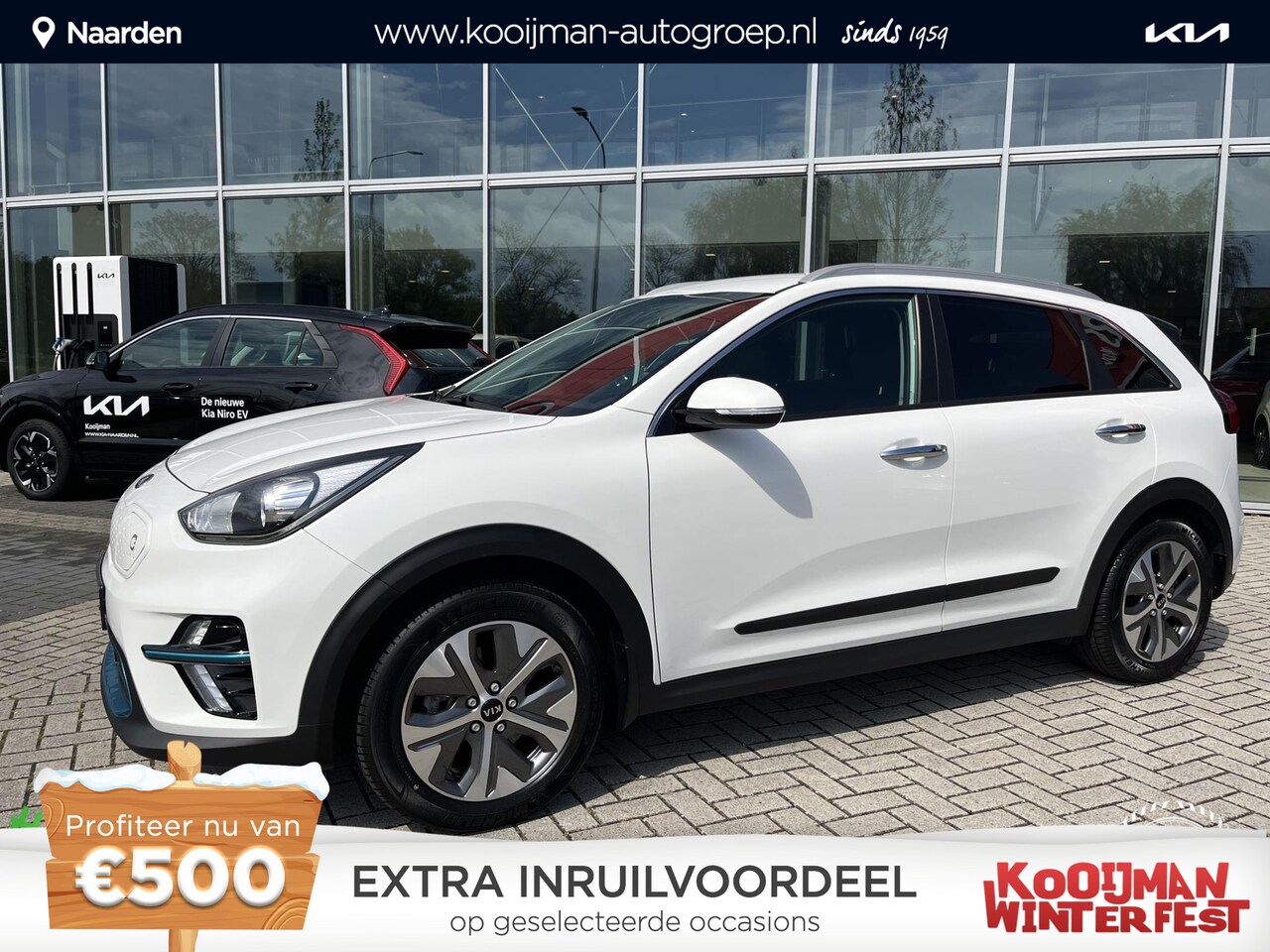 Kia e-Niro - DynamicLine 64 kWh Stoel/stuurverwarming | Adaptive Cruise control | Laneassist | Keyless - AutoWereld.nl
