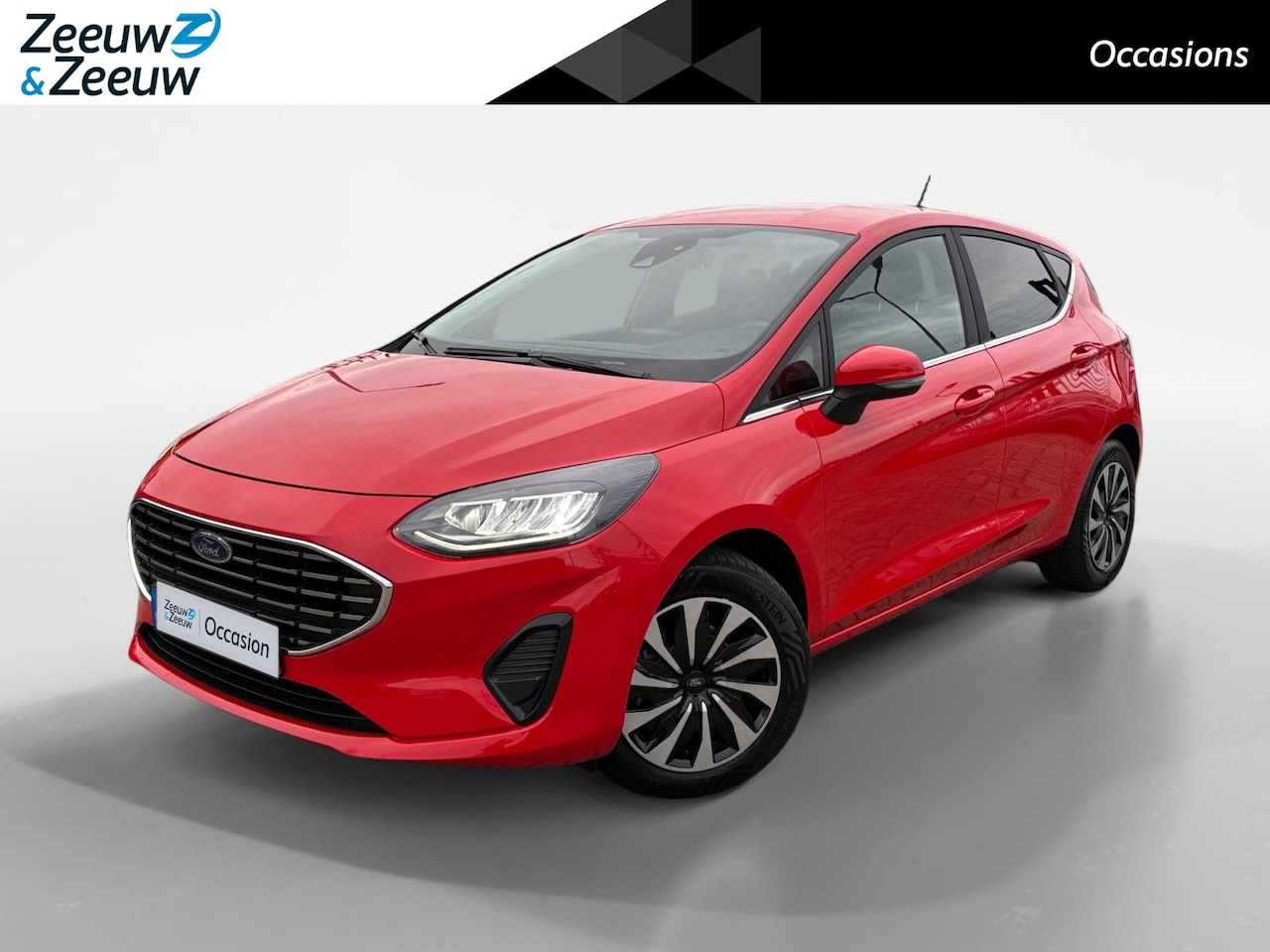 Ford Fiesta - 1.0 EcoBoost Hybrid Titanium X |NL Auto |Dealer onderhouden| Camera| Privacy Glass| Naviga - AutoWereld.nl