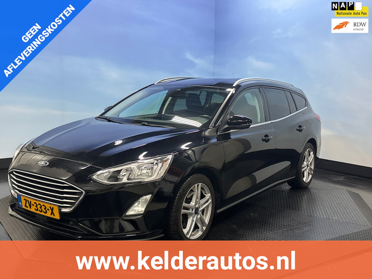 Ford Focus Wagon - 1.0 EcoBoost Trend Edition Business Clima | PDC | Navi | Cruise | Trekhaak - AutoWereld.nl