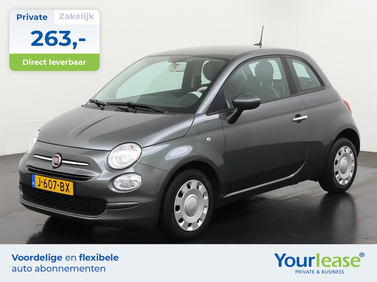 Fiat 500 - 1.0 Hybrid Pop | All-in 263,- Private Lease | Direct uit voorraad - AutoWereld.nl