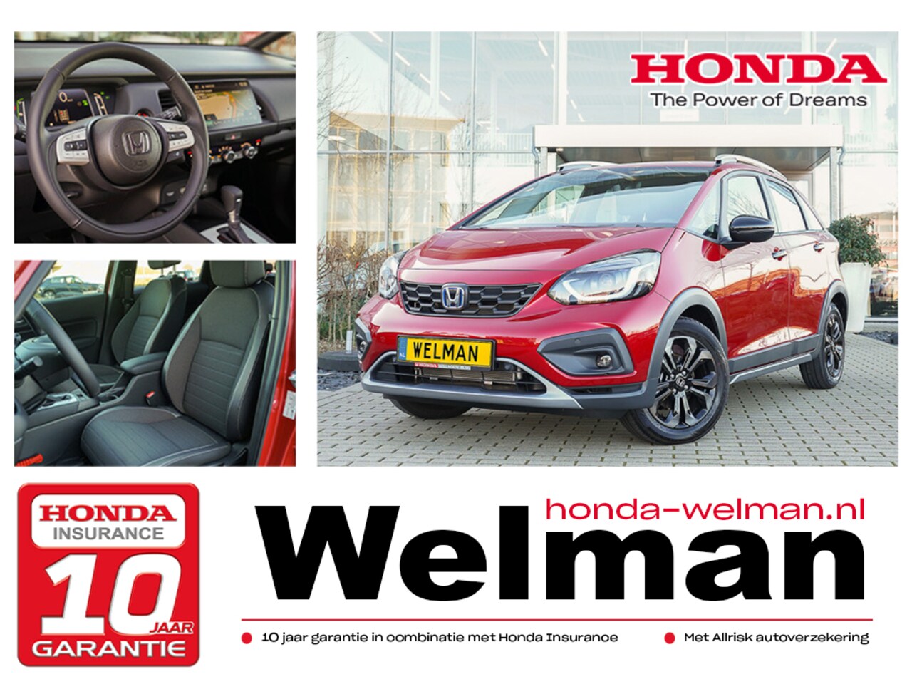 Honda Jazz - 1.5i e:HEV ADVANCE CROSSTAR - NIEUW - 122 PK FULL HYBRID - AUTOMAAT - AutoWereld.nl